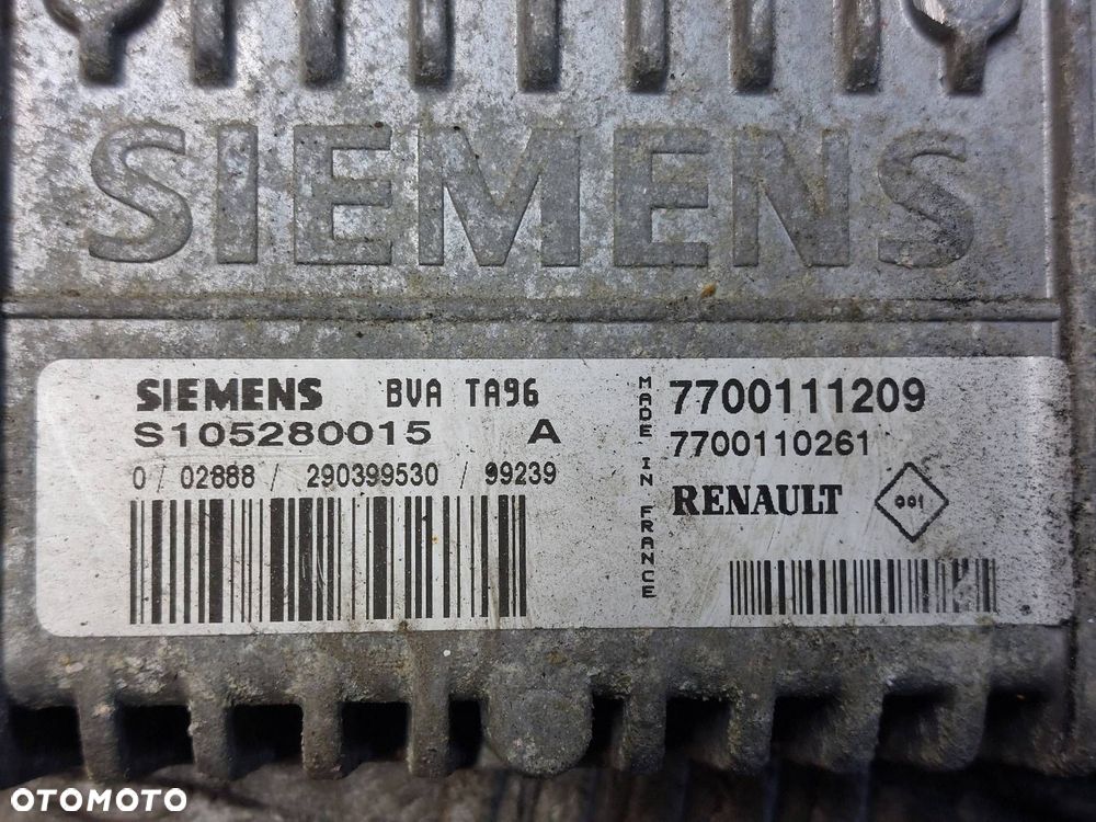 KOMPUTER STEROWNIK SKRZYNI RENAULT SCENIC I LIFT 7700111209 7700110261 - 4