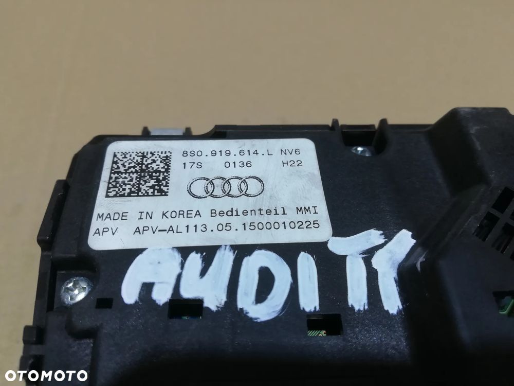 PANEL STEROWANIA I-DRIVE MMI AUDI TT 8S- 8S0919614L - 2