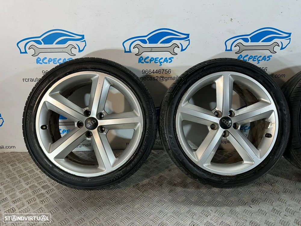 .Conjunto Jantes 18 Audi S-line A4 B8 5x112 8J ET47 8K0801025Q - 6