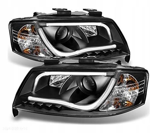 Reflektor Lampa Day line light LED Tube Neon Tuning Audi a6 C5 4b lift 2001 - 2