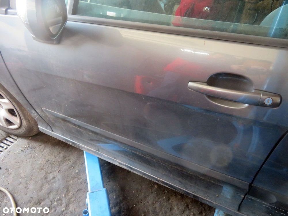 DRZWI PRZEDNIE LEWE 308 I T7 5D HB KTHC  SZARY THORIUM PEUGEOT 2007-2011 - 4