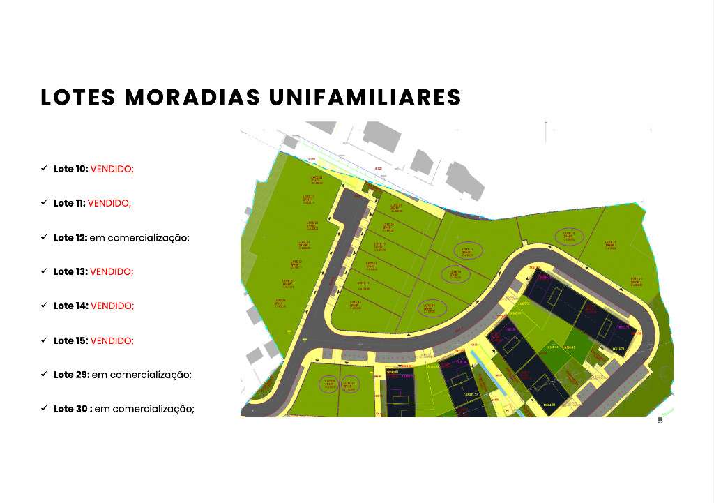 Lotes de terreno para construção de moradia unifamiliar - Urbanização - Grande imagem: 5/6