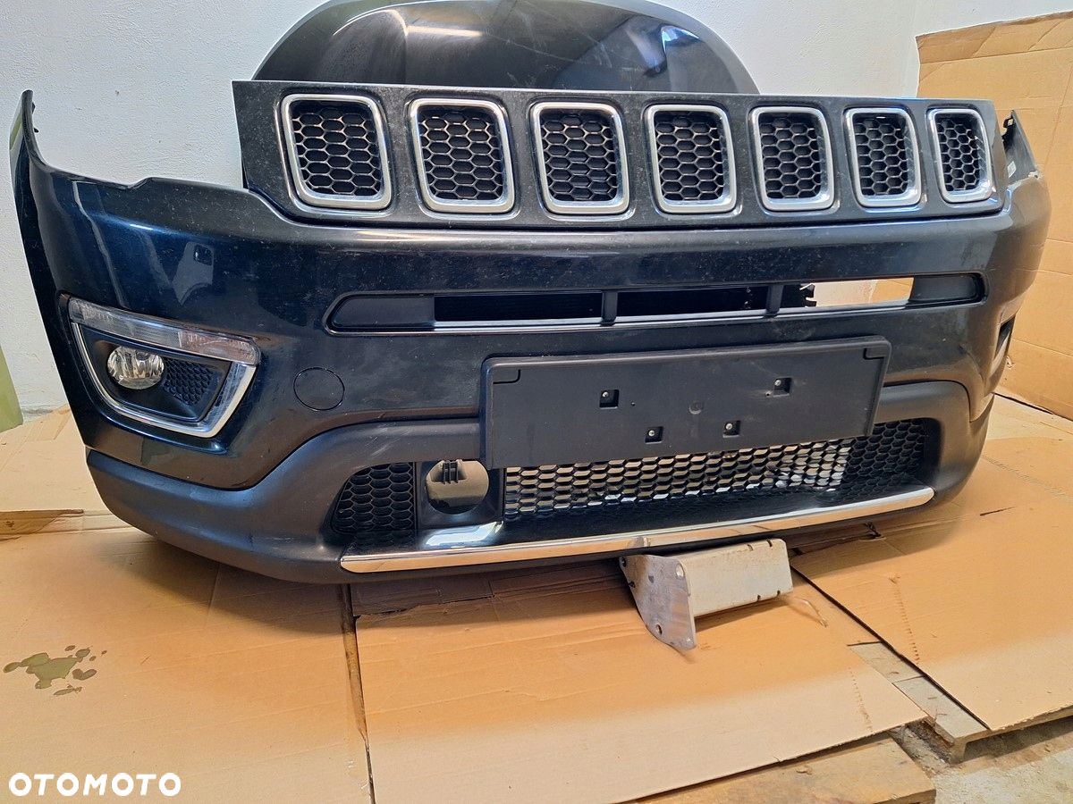 jeep compass II 16- maska zderzak przod xenon pas przedni chlodnice komplet - 9