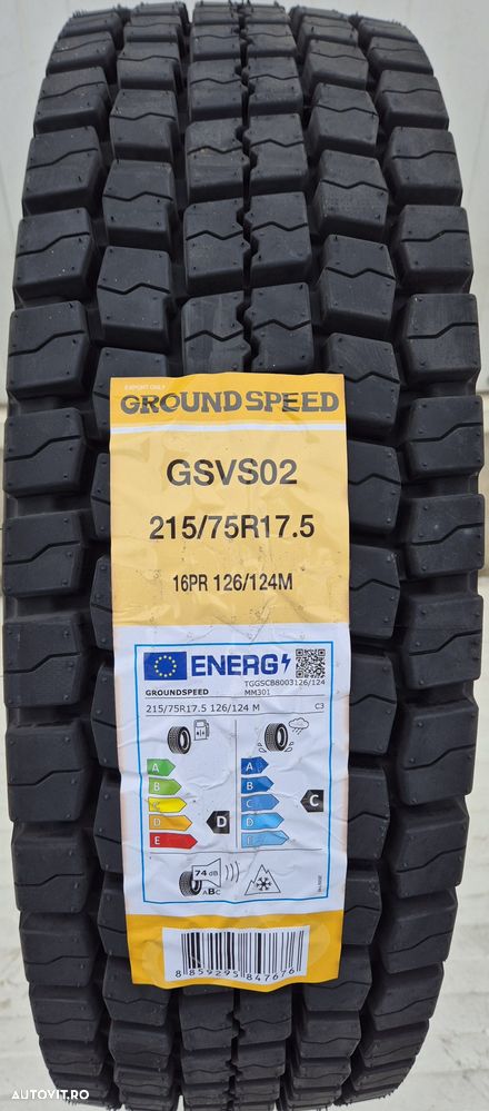 215/75 R17.5, 126M, GROUNDSPEED GSVS02 16PR, Anvelope tractiune M+S - 3