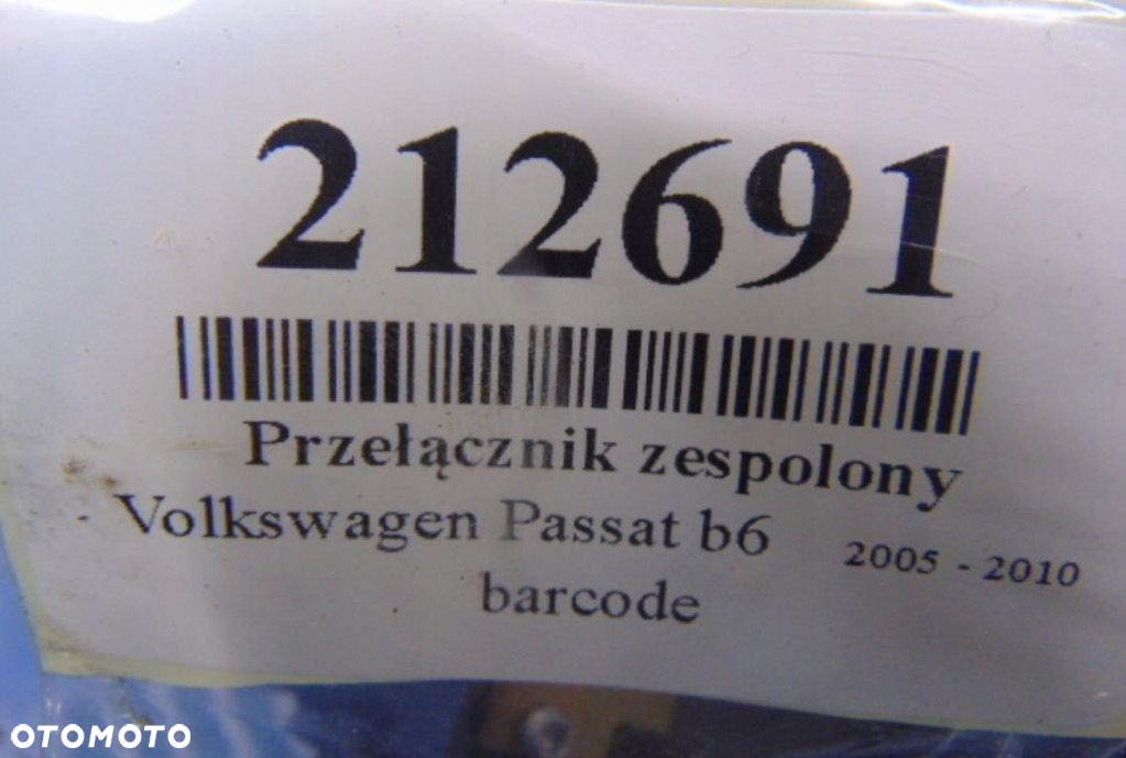 VOLKSWAGEN PASSAT B6 2.0TFSI PRZEŁĄCZNIK ZESPOLONY - 7