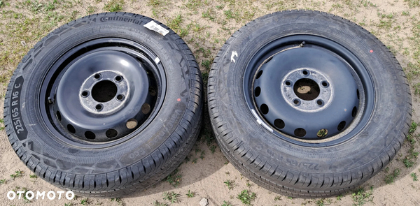 2x Koła NOWE Felgi Opony LATO 2023r Continental 225/65 16C Renault Master III IV Opel Movano