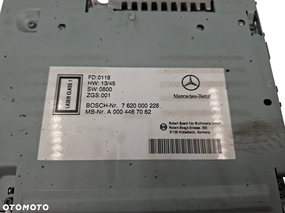 RADIO FABRYCZNE CD MERCEDES ATEGO AXOR A0004467062 - 3
