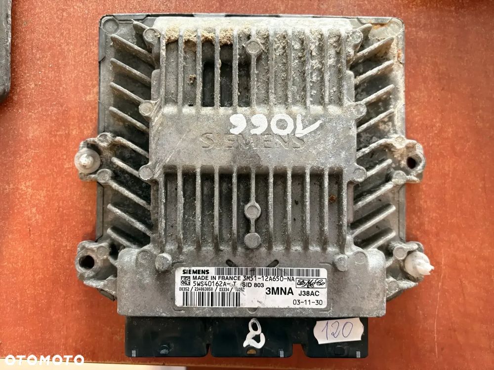 STEROWNIK SILNIKA FORD FOCUS C-MAX 3M51-12A650-NA 5WS40162A-T - 1