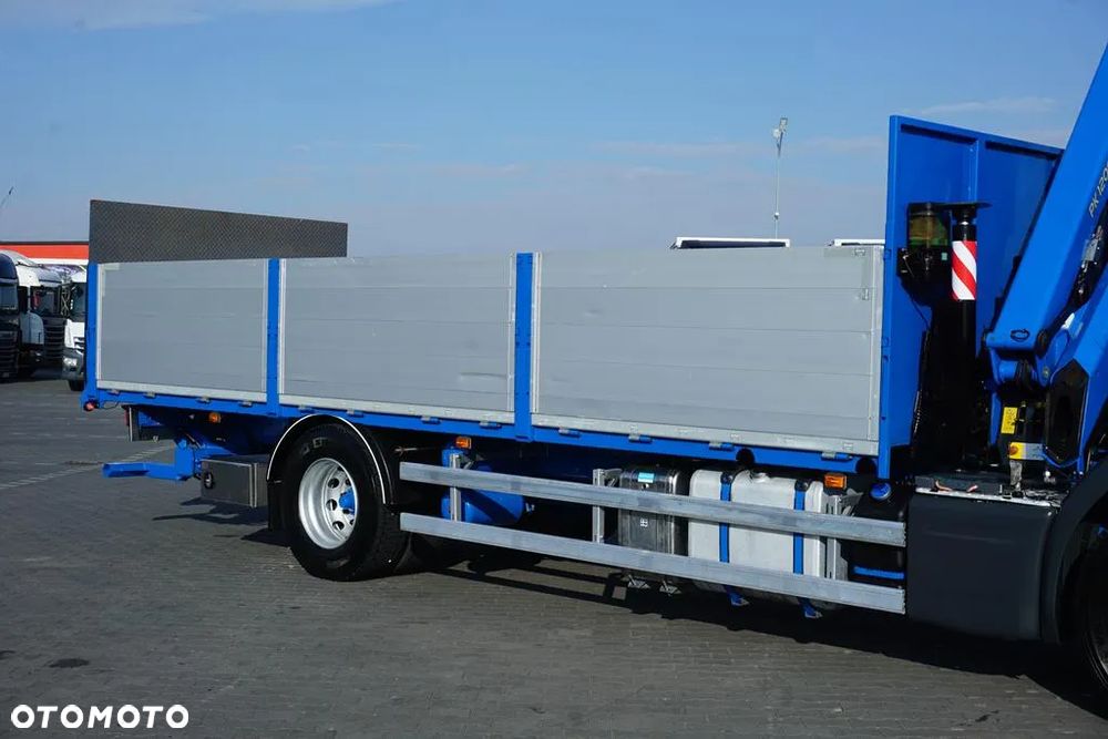 Scania / P 250 / ACC / SKRZYNIOWY + HDS + WINDA / PALFINGER PK 12 002 - EH B / WYSIĘG 10 M - 34