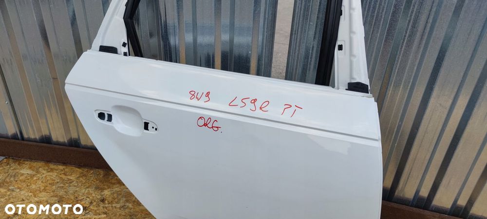 DRZWI PRAWY TYŁ AUDI A4 B9 LS9R AVANT / KOMBI ORG - 16