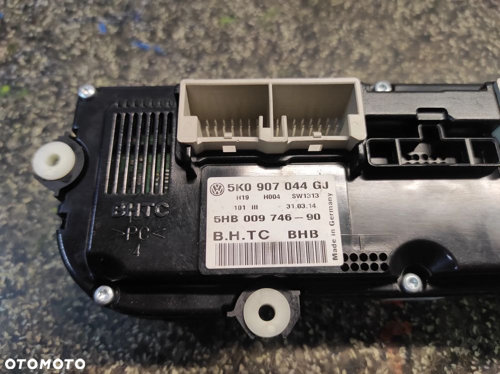 PANEL KLIMATYZACJI CLIMATRONIC 5K0907044GJ VW PASSAT B7 GOLF 6 TIGUAN POLO 5  WYSYŁKA !!!! - 2