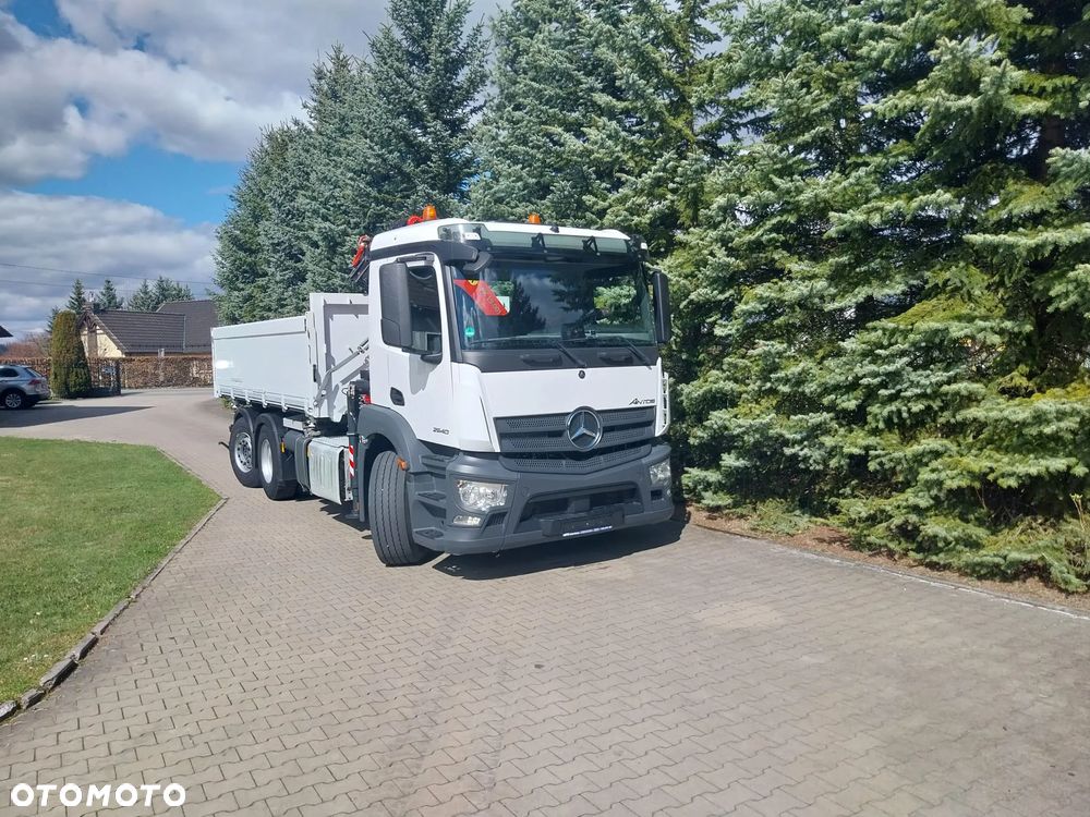 Mercedes-Benz 3-str. wywrotka z PALFINGER PK 19001 - 6