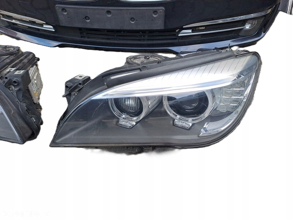 BMW F01 F02 LCI 12-15R MASKA ZDERZAK PAS BŁOTNIK XENON A89 EUROPA - 8