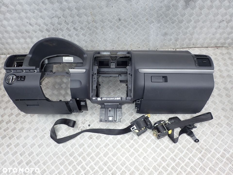 KOKPIT DESKA ROZDZIELCZA SCHOWEK 2XPASY KOMPLETNY VW TOURAN 1T0 LIFT - 1