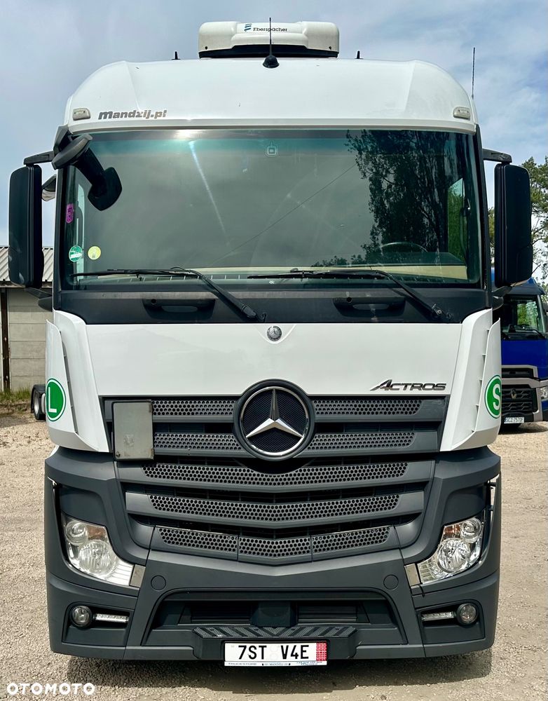 Mercedes-Benz ACTROS 1845 SPACE AUTOMAT RETARDER STANDKLIMA SPOJLERY WEBASTO LODÓWKA 2xALUTANK 700000km EURO 6 LOW DECK MEGA 2016 ŁADNY - 3