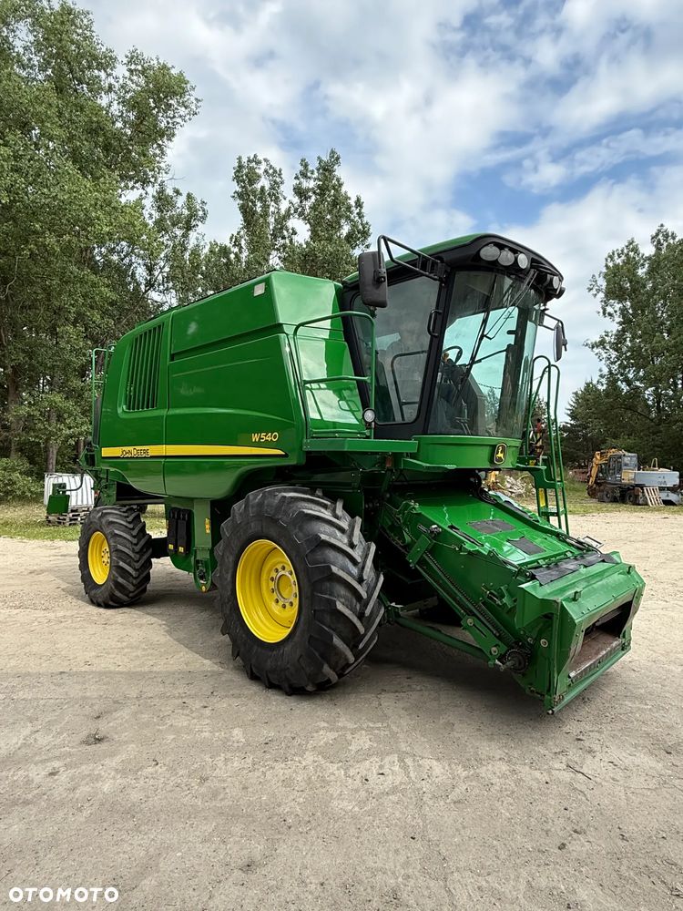 John Deere W540 6.8L 280KM HYDROSTAT 4x4 KLIMA GPS HEDER 6.2m Z WÓZKIEM 1800Mth 2012r W ORGINALE IGŁA - 1