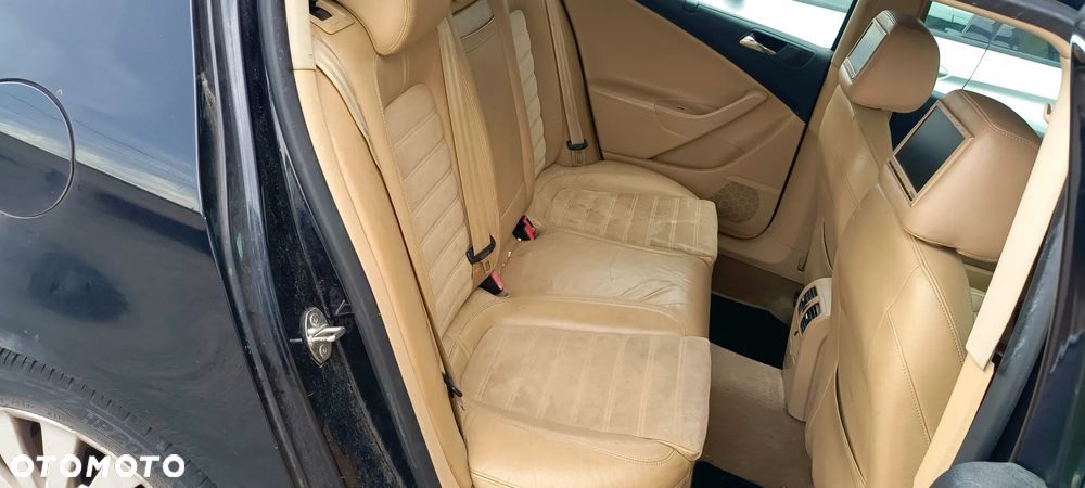 FOTEL FOTELE VW PASSAT B6 SEDAN SKORA ALCANTARA MONITORY - 6