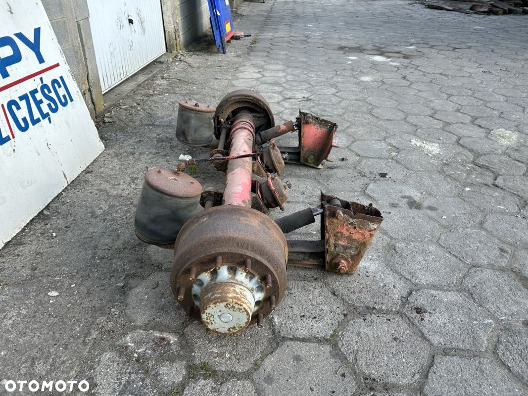 Oś SAF 10 szpilek bębnowa naczepa przyczepa rolnicza - 2