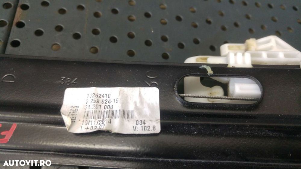 Macara geam dreapta fata bmw seria 3 f31 13262410 725982415 36201000 - 3