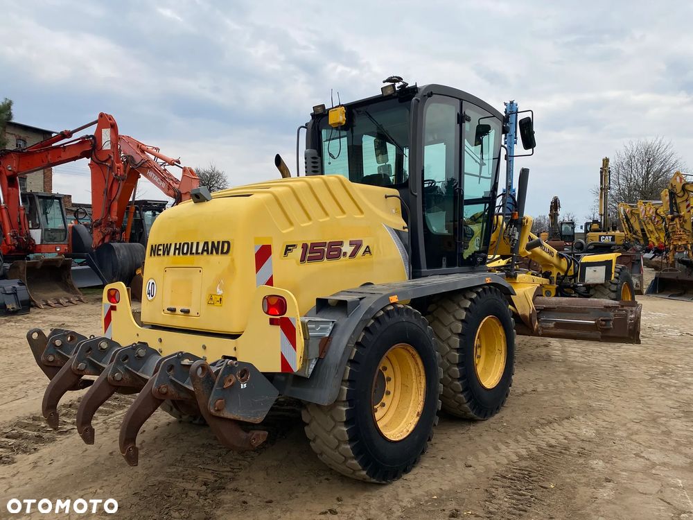 New Holland F156.7A, 10300 MTH, INSTALACJA DO NIWELACJI TRIMBLE 3D, Z NIEMIEC, NAPĘD 6X6, ZRYWAK, PRZEDNI PŁUG, - 4