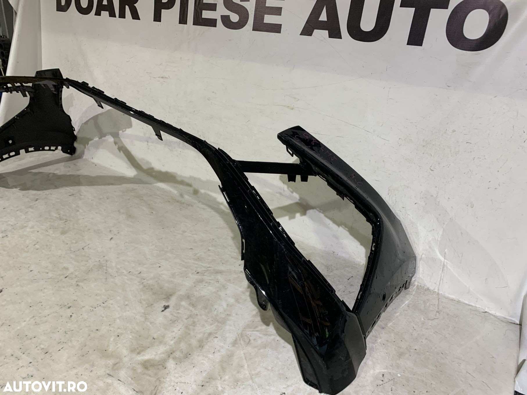 Bara fata Audi Q8, 2018, 2019, 2020, 2021, 2022, 2023, cod origine OE 4M8807437D, cu gauri pentru senzori de parcare (6). - 2