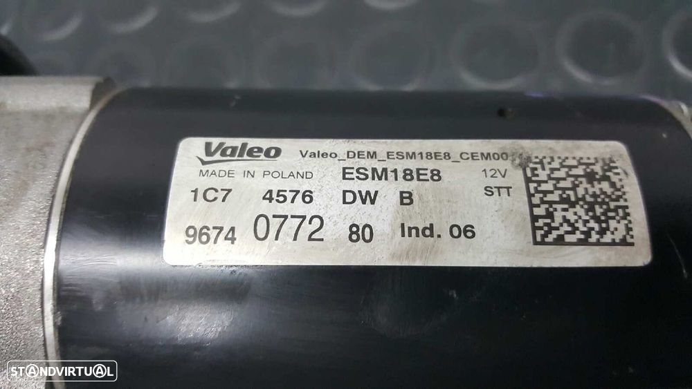 MOTOR DE ARRANQUE PEUGEOT 2008 (--.2013->) GT LINE - 6