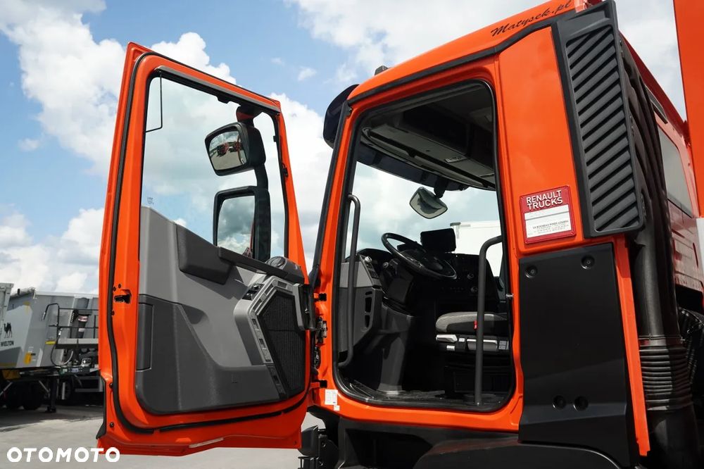 Renault C 430 / 6x4 / SKRZYNIOWY 6,5 M + HDS PALFINGER PK 18 002-EH C  / WYSÓW 12,5 M / STEROWANIE RADIOWE / ROTATOR / WIDŁY DO PALET - 27