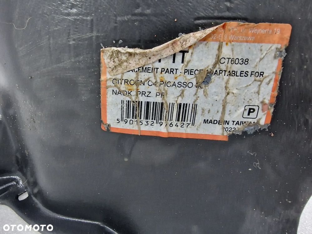 CITROEN C4 PICASSO I 06-13 NADKOLE PRAWE PRZEDNIE PRZÓD , NR AUKCJI N581 - 3