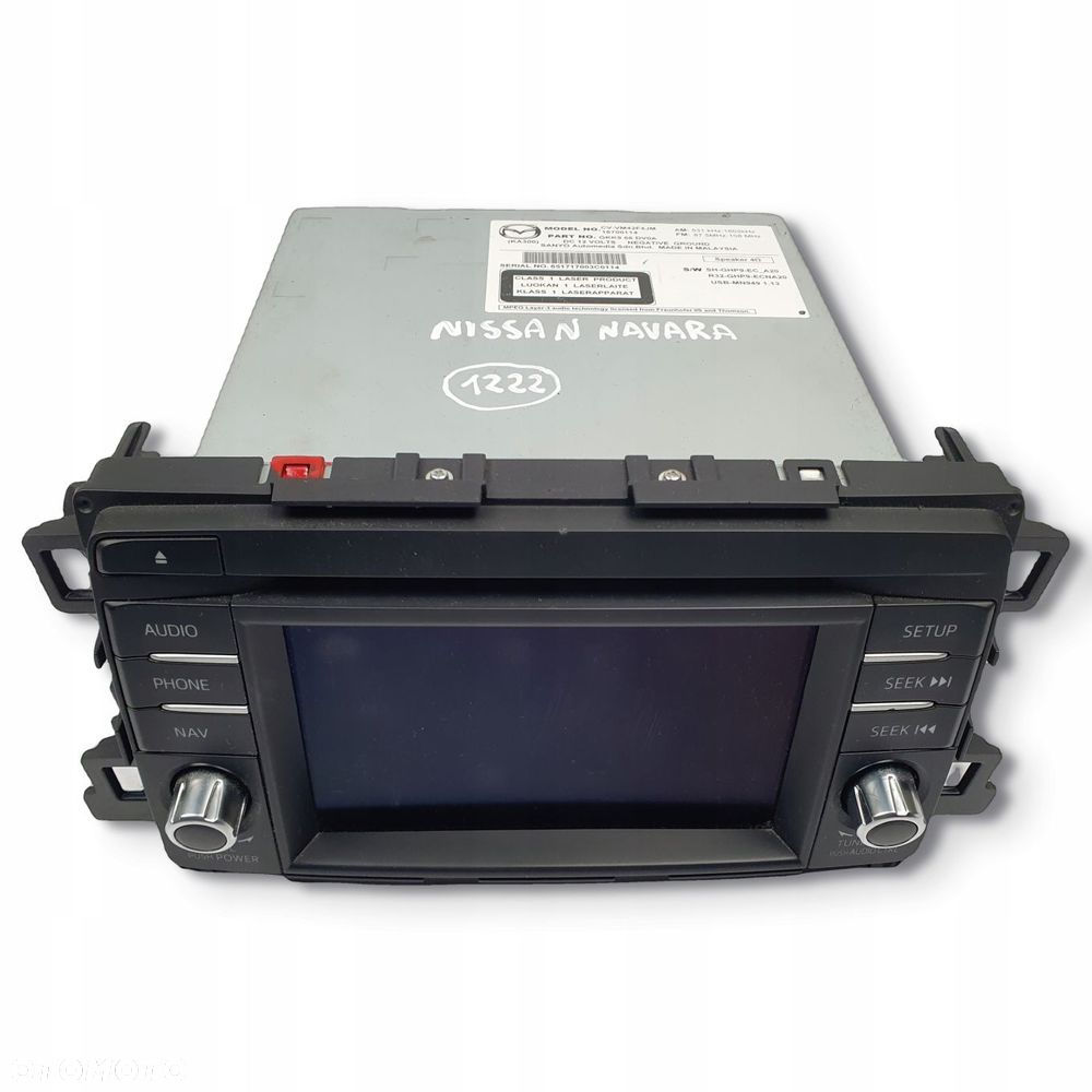 RADIO CD RADIOODTWARZACZ NAWIGACJA NAVI Mazda 6 III GKK966DV0A CV-VM42F4JM - 1