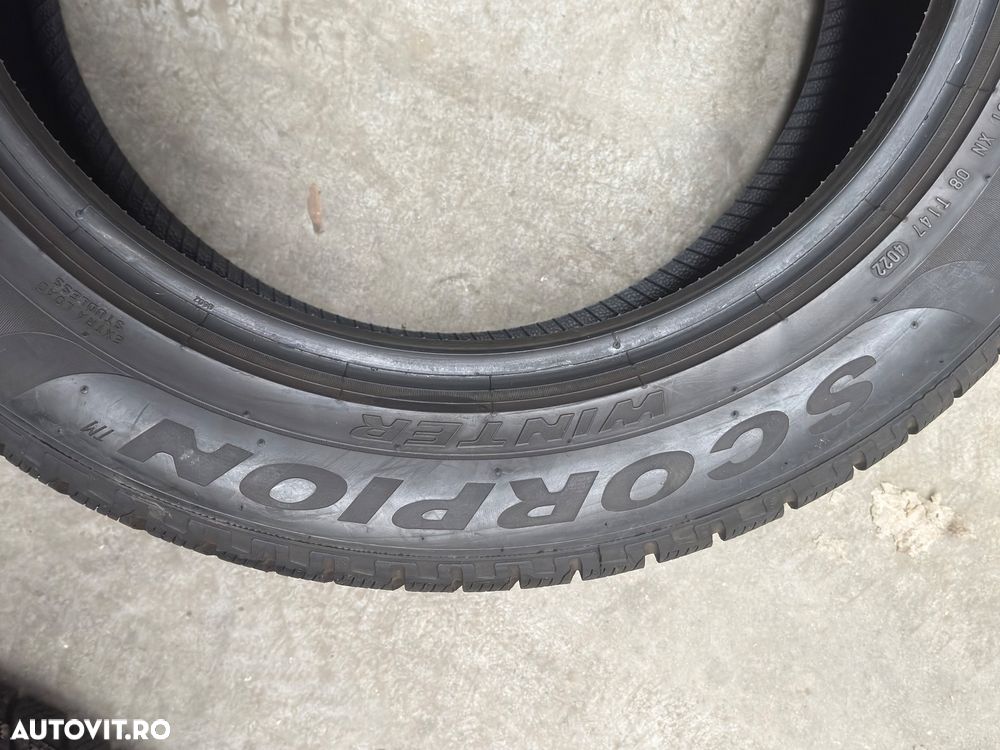 Vând 4 anvelope 235/55/19 Pirelli de iarnă ca noi - 7