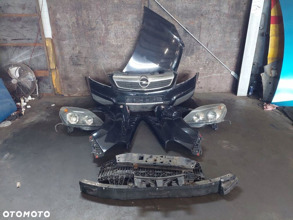 KOMPLETNY PRZÓD MASKA ZDERZAK LAMPA BŁOTNIK OPEL ZAFIRA B Z20R - 1