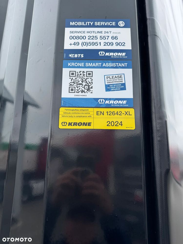 Krone NACZEA FIRANKA STANDARD, XL, SAF, OŚ PODNOSZNA, KOSZ PALETOWY, 2024 R. KRAJOWA, JAK NOWA - 39