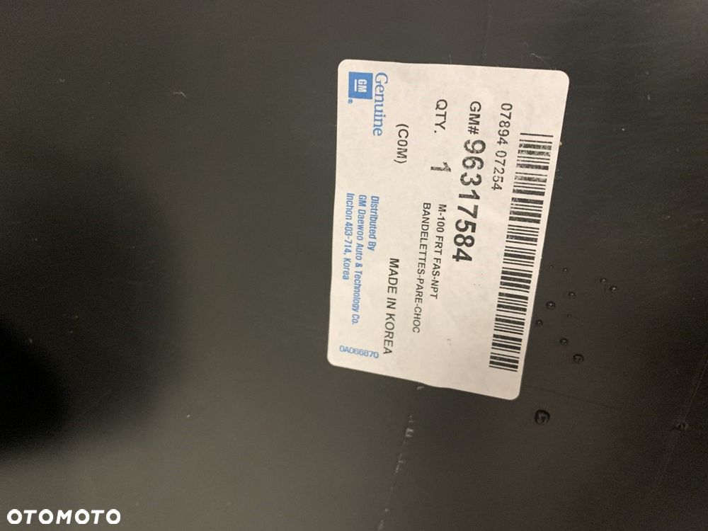 NOWY ORYGINALNY ZDERZAK PRZEDNI PRZÓD DAEWOO MATIZ M100 98-09 96317584 - 10