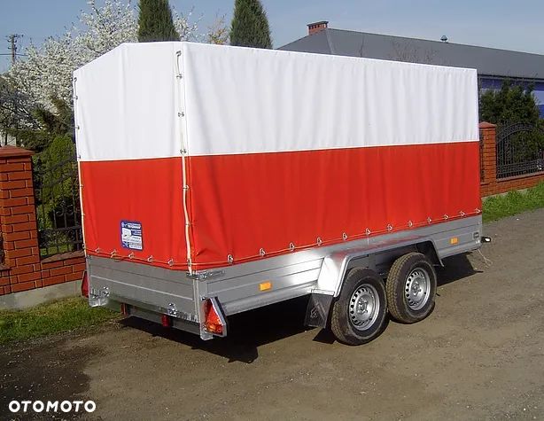 Rydwan Przyczepa spawana 265x125cm DMC 750kg dwuosiowa, rama - 5