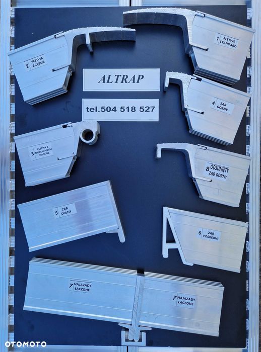 Najazdy aluminiowe ALTRAP - lawety , autolawety 3metry 1,5t - 8