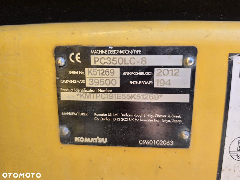 Komatsu PC350LC-8  Long Reach - 17