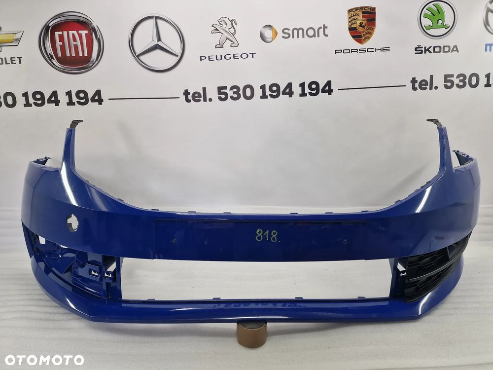 SKODA OCTAVIA III LIFT 5E0 16- ZDERZAK PRZEDNI PRZÓD , NIEBIESKI NIE METALIK , NR 5E0807221N , NR AUKCJI NZ818 - 1