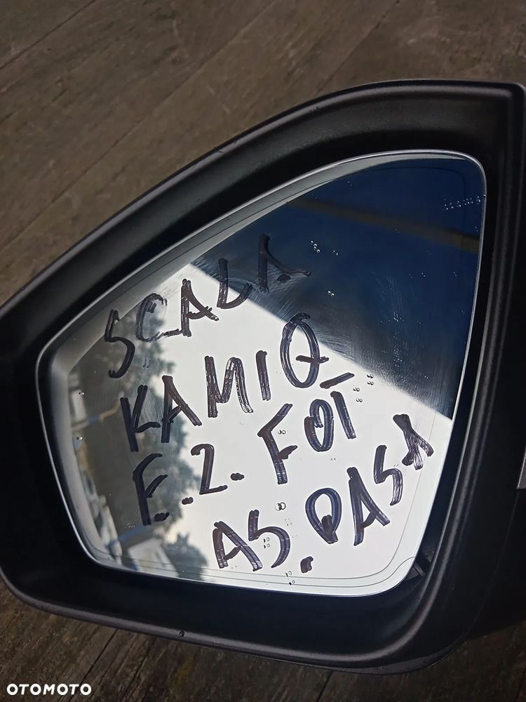 Lusterko Skoda Scala Kamiq lewe12 pin asystent fotochrom - 1