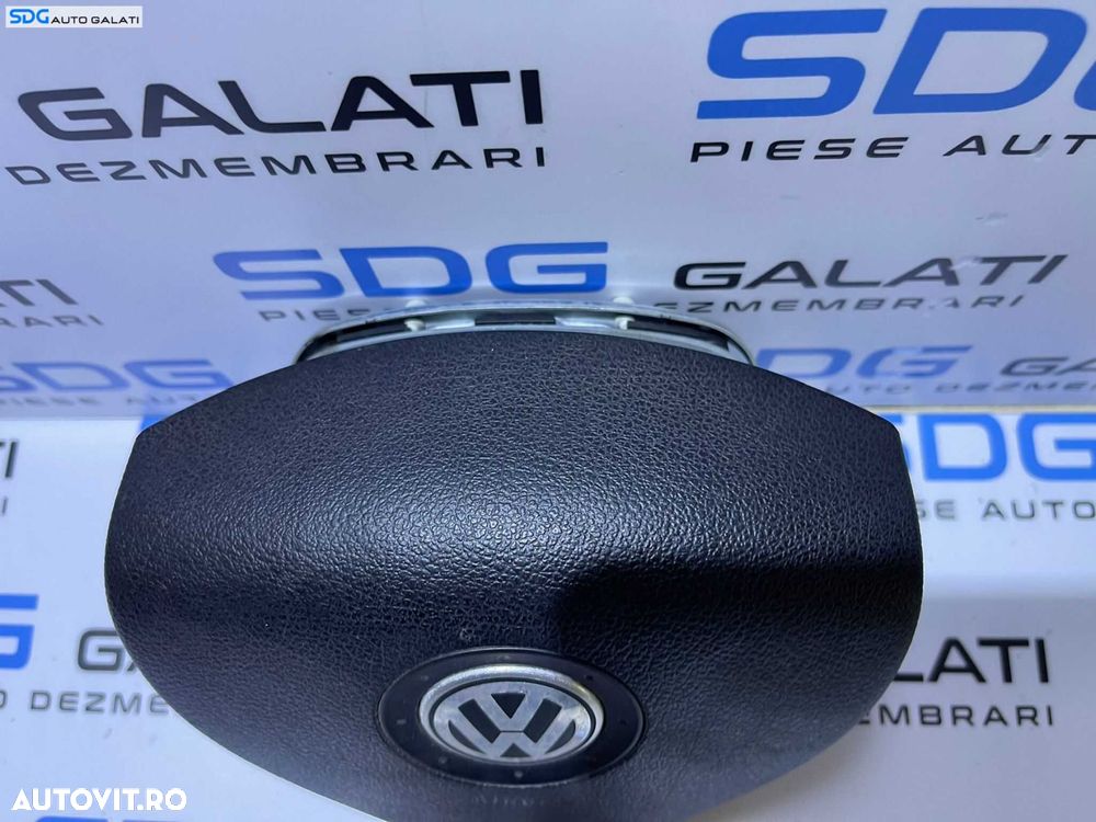 Airbag Volan 3 Spite cu 2 Mufe Volkswagen Passat B6 2005 - 2010 Cod 3C0880201AG - 5