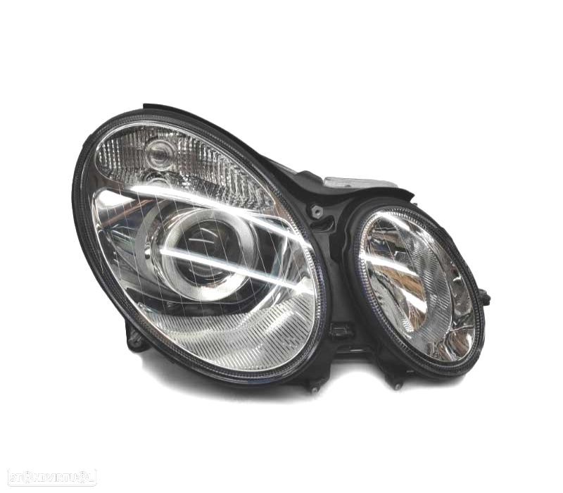 FAROL DIR OPTICAS XENON MERCEDES W211 E CLASSE 02-06 - 1