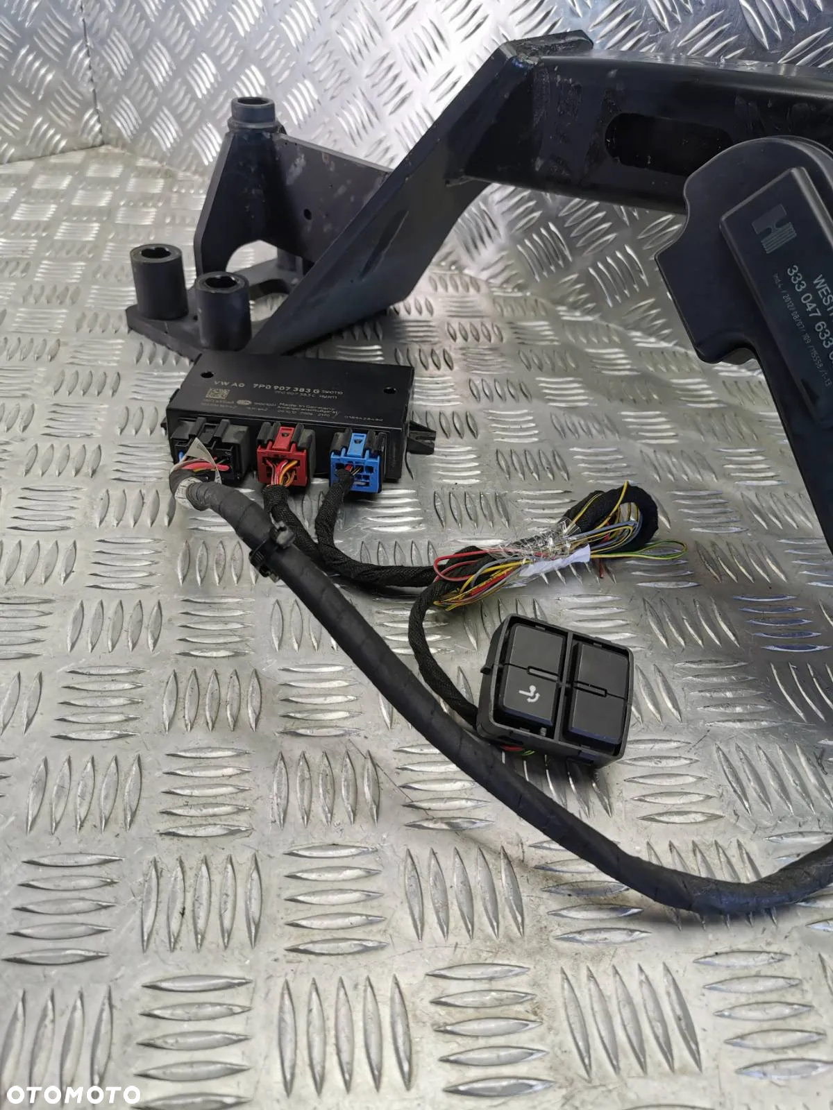 VW TOUAREG 7P 10-18R HAK HOLOWNICZY WESTFALIA KULA BELKA MODUL STEROWNIK 4P0907383G - 7