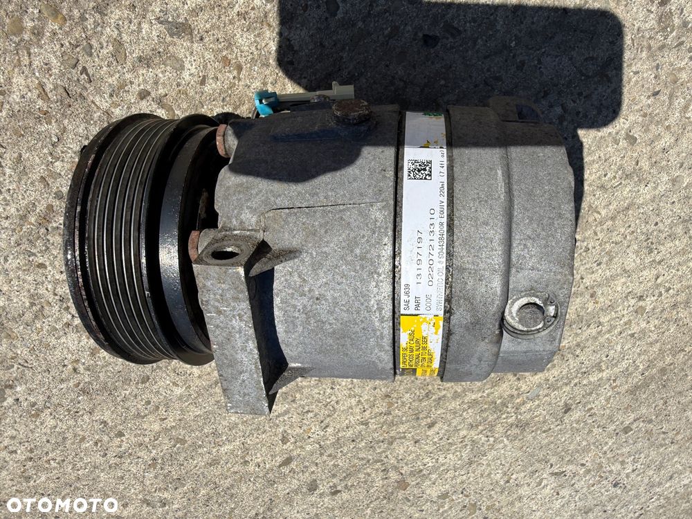 OPEL VECTRA C SIGNUM  Sprężarka kompresor klimatyzacji klimy 13197197 1.9 CDTI - 3