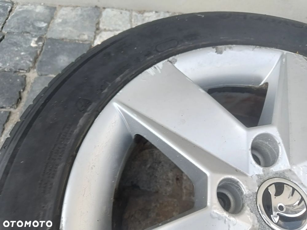 Felgi Aluminiowe 16 Skoda Octavia 3 5x112 ET46 5E0601025H Koła VW Seat Audi 6,5Jx16H2 - 3