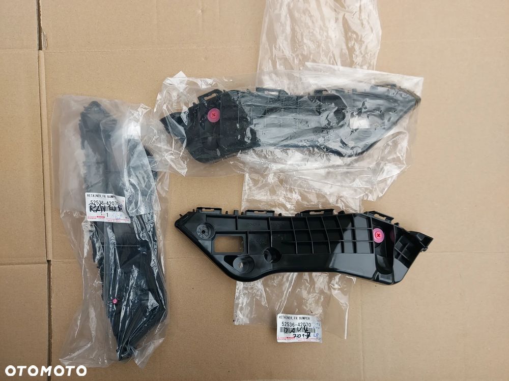 Toyota Rav4 16-18 Lift Ślizg Zderzaka Przód Lewy L+R Nowy Oryginał - 1