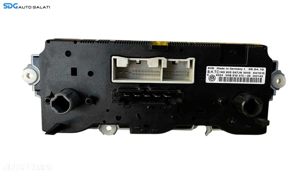 Panou Modul Unitate Comanda AC Aer Conditionat Clima Climatic Volkswagen Golf 5 Plus 2004 - 2008 Cod 1K0820047JN 5HB010272 [LC0589] - 3