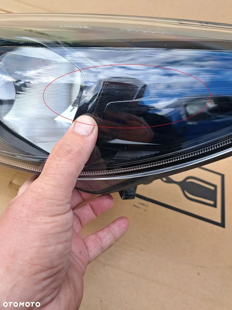 Lampa przednia lewa Ford Focus MK-3 III Lift F1EB-13W030-AGA Reflektor lewy przód Ford Focus III MK-3 Lift 2063541 Zwykła Led 2014-2019 - 3