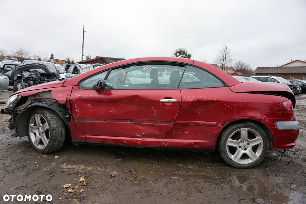 PEUGEOT 307 CC CABRIO 2003 LKRD 2.0 16V EW10J4S 177KM 20DM43 CZERWONY na części - 2
