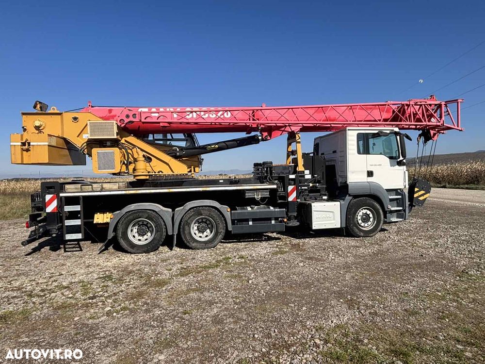 MAN TGS 26.429 Automacara Palfinger/Sany SPC 320, 2019, 1900KM, 920 ore macara, Sarcina 32 tone, inaltime 32+9m jib - 5