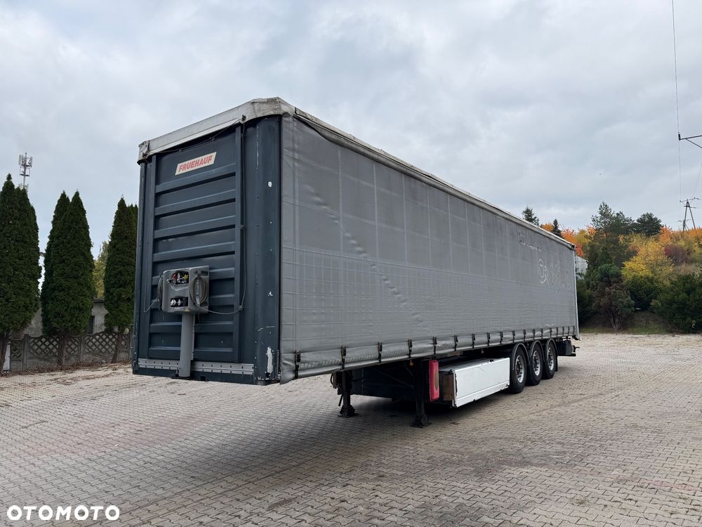 Fruehauf Firanka* Osie SAF* 2x Podnoszona Os* Paleciara* Mocna Podłoga*Winda* Z Francji - 1