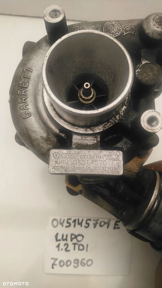 TURBOSPRĘŻARKA TURBINA 1.2TDI 61KM ANY AYZ SEAT AUDI - 2